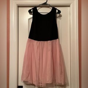 Black and Pink Plus Size Party Dress Nordstrom